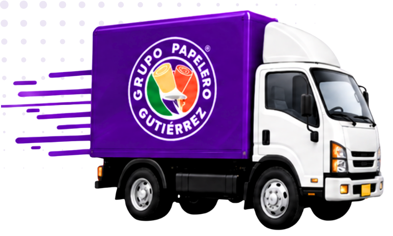 Camión de Grupo Papelero Gutiérrez