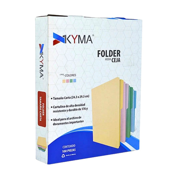 FOLDER KYMA FOLKY-TO-CR OFICIO CREMA