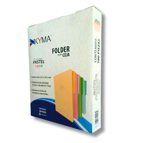 FOLDER KYMA FOLKY-TC-CR CARTA CREMA