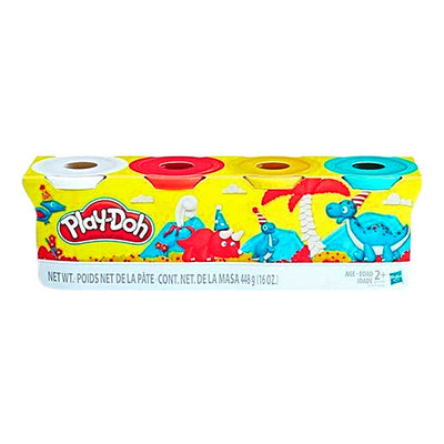 Kit Plastilina Play-doh Colores Surtidos Pack 4 Colores 1 Pieza
