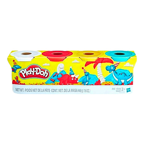 Kit Plastilina Play-doh Colores Surtidos Pack 4 Colores 1 Pieza
