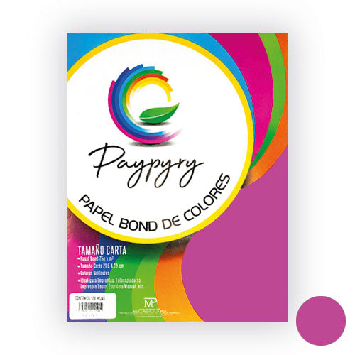 Papel Bond Carta Rosa Mexicano 75 G/M² Paquete Con 100 Hojas