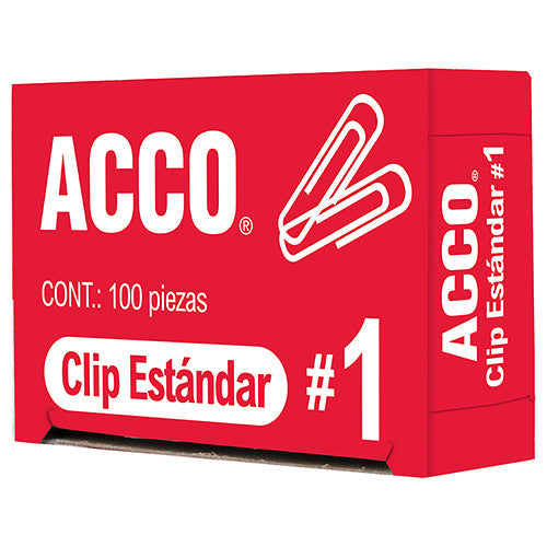CLIP STD ACCO #1 100/PZ  MOD.P1650