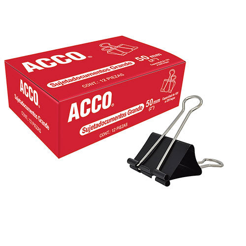 SUJETADOCUMENTOS ACCO GRANDE C/12 MOD P2464
