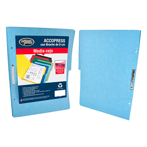 CARPETA ACCOPRESS M/C OFI. AZUL CLARO  NP MOD.P4564