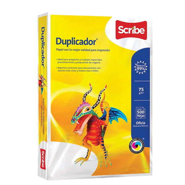 Papel Duplicador Oficio Scribe 75 G Color Touch Paquete 500 Hojas