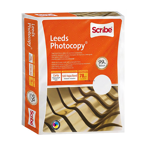PAPEL LEEDS PHOTOCOPY  BLANCO CARTA PAQ/500