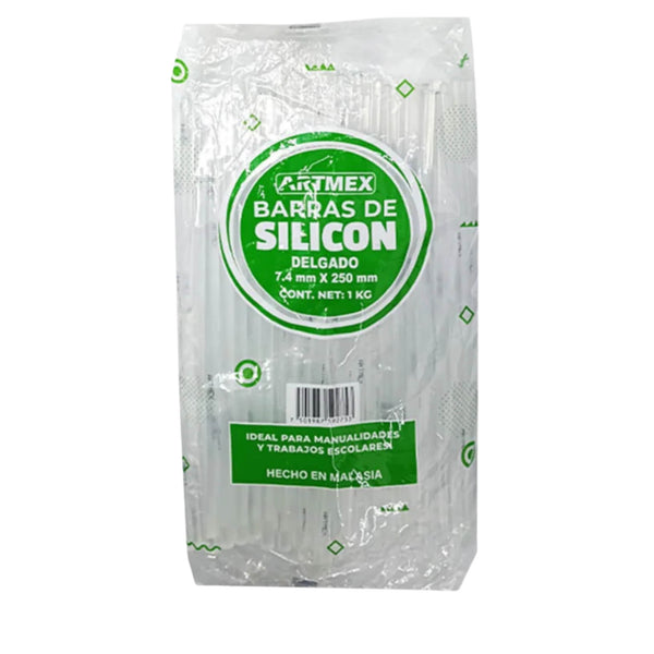 SILICON EN BARRA ARTMEX DELGADO 7.45X250MM 1 KILO