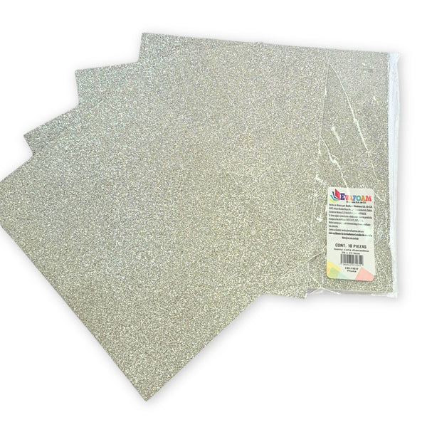 FOAMY EVAFOAM CARTA DIAMANTADO PLATA EM111012