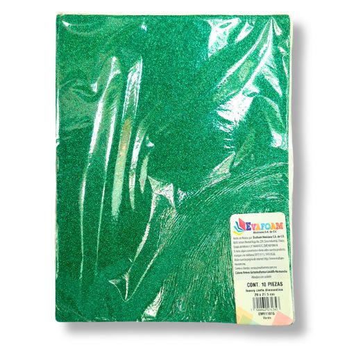FOAMY EVAFOAM CARTA DIAMANTADO VERDE EM111015