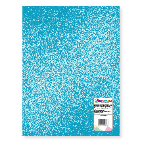 FOAMY EVAFOAM CARTA DIAMANTADO AZUL CRISTAL  EM111017