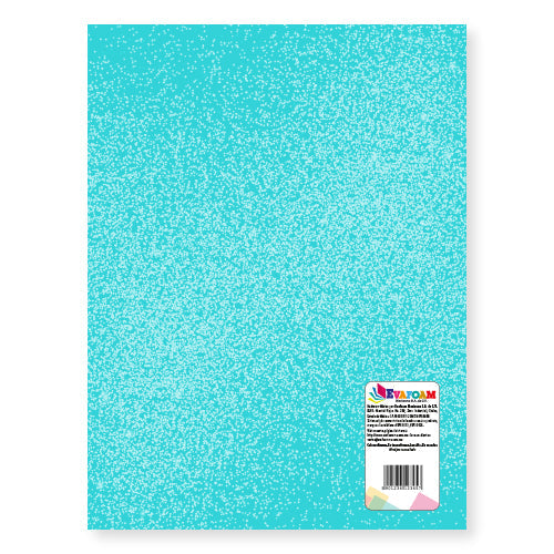 FOAMY EVAFOAM CARTA DIAMANTADO TURQUESA CRISTAL EM111022