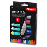 TEMPERA SOLIDA 6 COL METALICA MOD. 30679