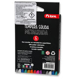 TEMPERA SOLIDA 6 COL METALICA MOD. 30679