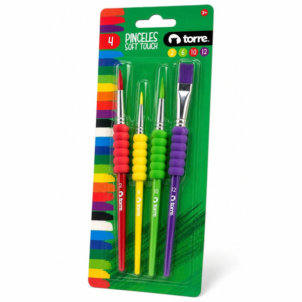SET PINCELES C/GRIP COL MOD. 32639