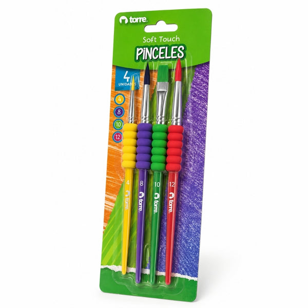 SET PINCELES C/GRIP 2-6-10-12 MOD. 34437