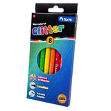 PLUMONES GLITTER 8 COL MOD. 30162