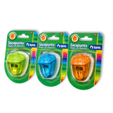 SACAPUNTAS BLISTER DOBLE C/DEP ESTR 1U SURT MOD. 28673