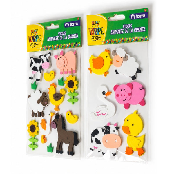 STICKERS ANIMALES GRANJA MOD. 32634