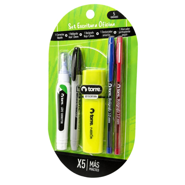 SET ESCRITURA OFICINA BL. 2 BOL A/R+CORRECT+MPERM+DESTAC MOD. 35264