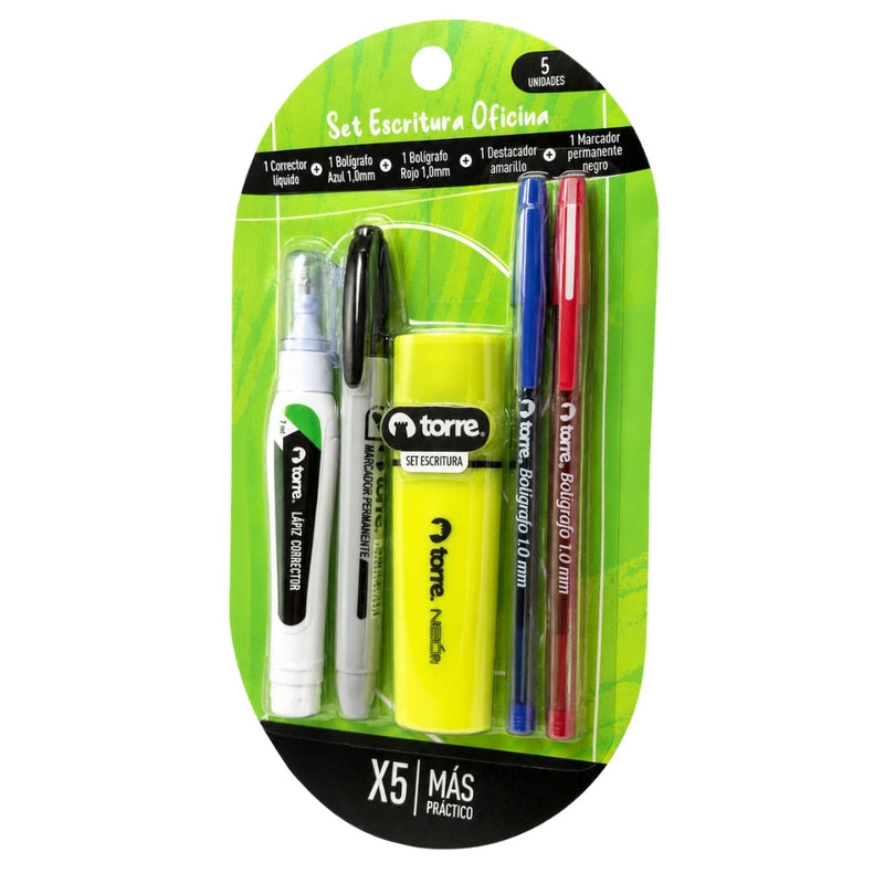 SET ESCRITURA OFICINA BL. 2 BOL A/R+CORRECT+MPERM+DESTAC MOD. 35264