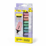 RESALTADOR MINI PASTEL GLITTER BL. MOD. 33930