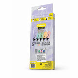 RESALTADOR MINI PASTEL GLITTER BL. MOD. 33930