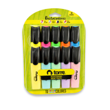 RESALTADOR BL. 5 NEON+5 PASTEL MOD. 32817