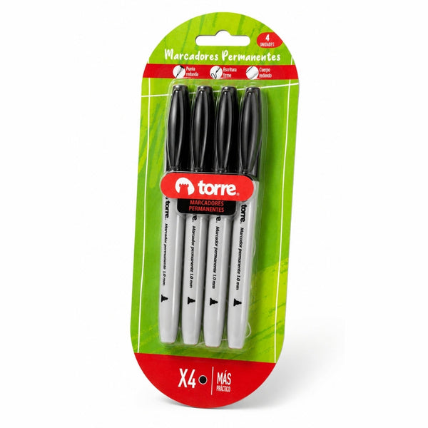 MARCADOR PERM. BLSITER PTA RED T/LAP 4 NEGRO MOD. 32783