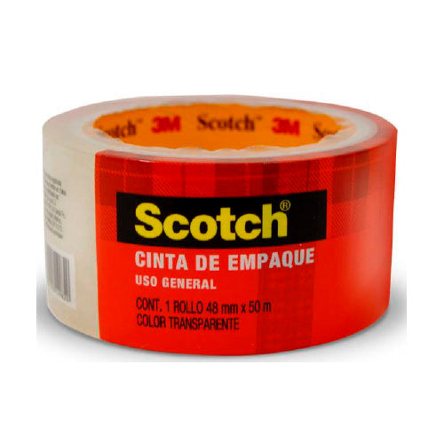 CINTA DE EMPAQUE 3M 301T TRANSPARENTE 48X50