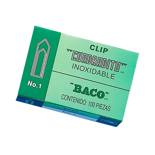 CLIP BACO CUADRADITO No. 1 CU-1