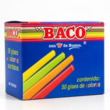 GIS COLORES BACO C/50 TIC-50 MOLDEADO