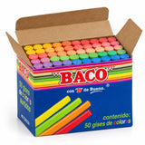 GIS COLORES BACO C/50 TIC-50 MOLDEADO