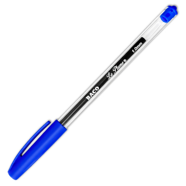 BOLIGRAFO BACO LE PLUME MEDIANO AZUL