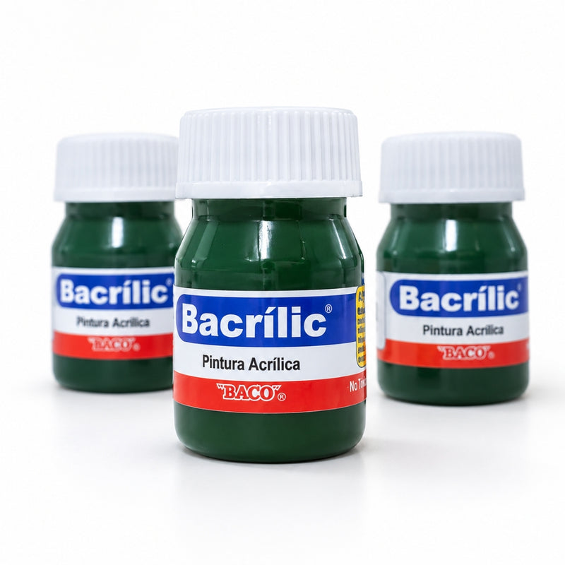 PINTURA BACRILIC 363-A BACO VERDE OBSCURO 20 ML