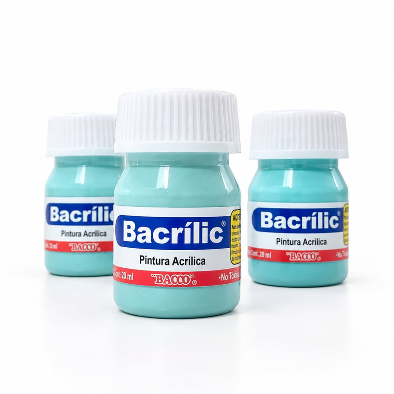 PINTURA BACRILIC 385 BACO VERDE PASTEL 20 ML