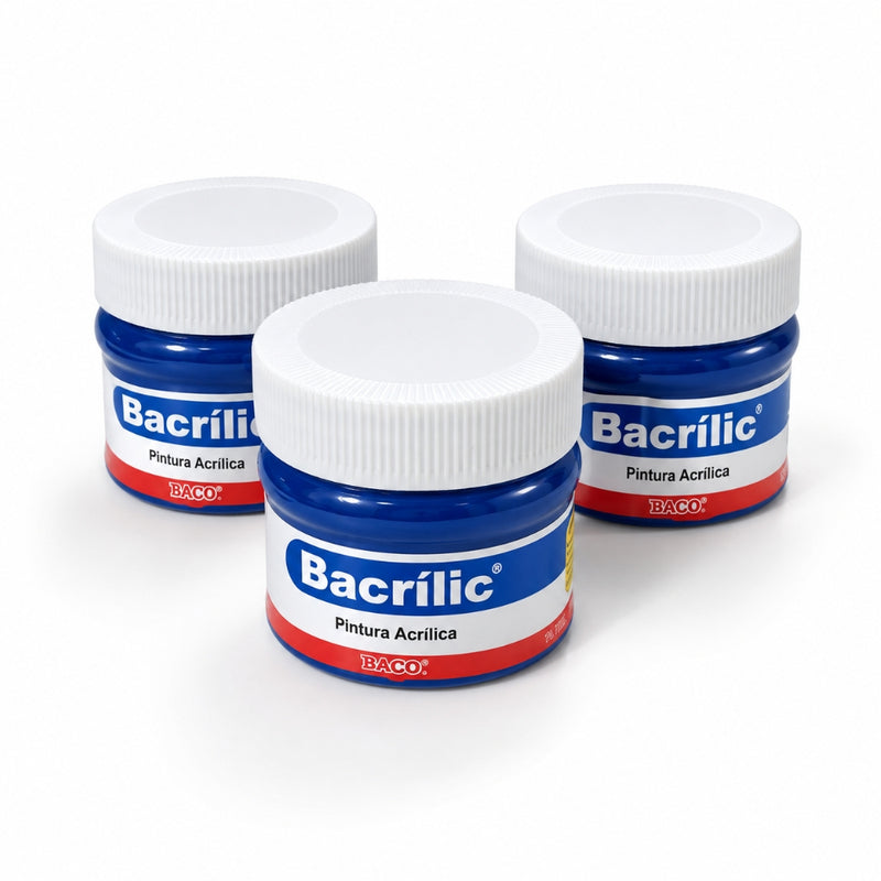 PINTURA BACRILIC 366 BACO AZUL ULTRAMAR 100 ML