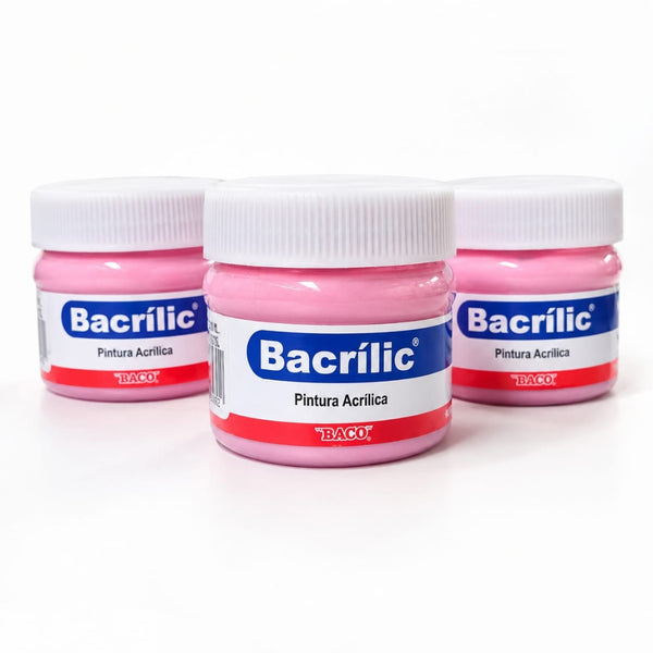 PINTURA BACRILIC 382 BACO ROSA PASTEL 100 ML