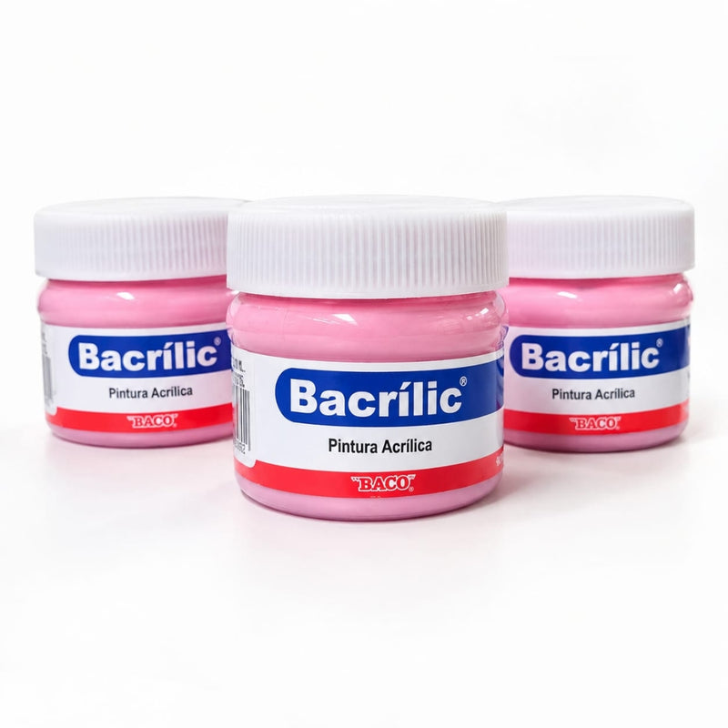 PINTURA BACRILIC 382 BACO ROSA PASTEL 100 ML