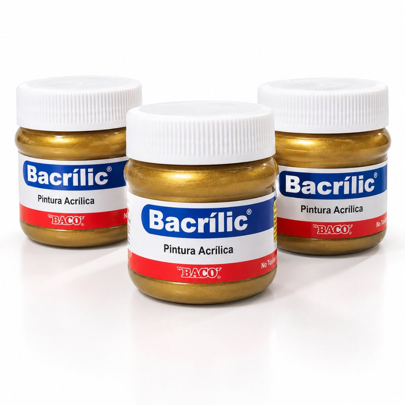 PINTURA BACRILIC 368 BACO ORO 100 ML
