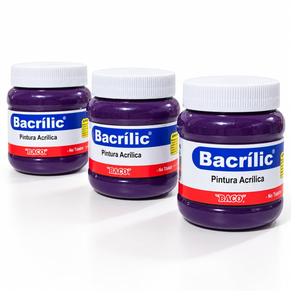 PINTURA BACRILIC 360 BACO VIOLETA 250 ML
