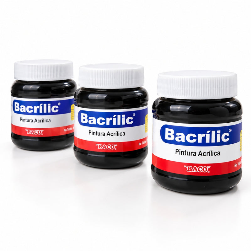 PINTURA BACRILIC 373 BACO NEGRO 250 ML