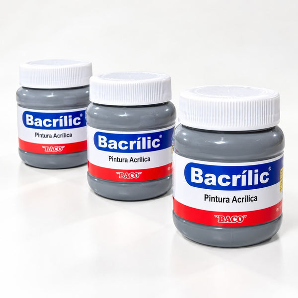 PINTURA BACRILIC 374 BACO GRIS 250 ML