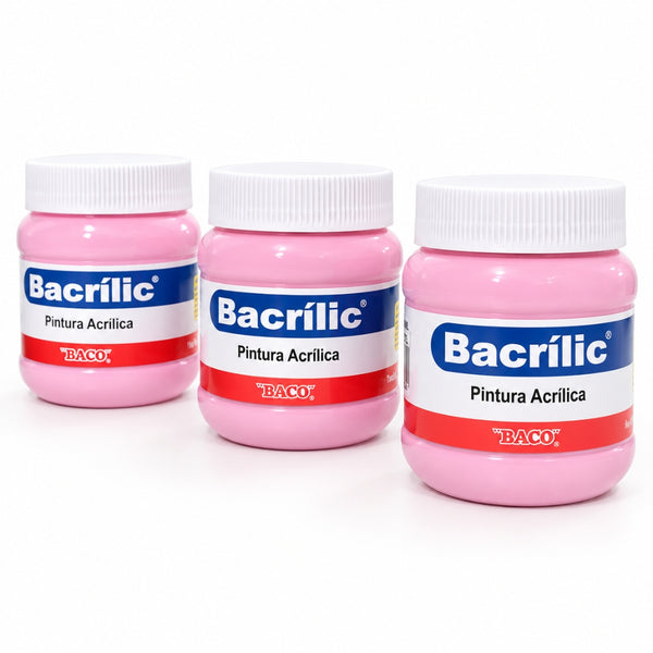 PINTURA BACRILIC 382 BACO ROSA PASTEL 250 ML