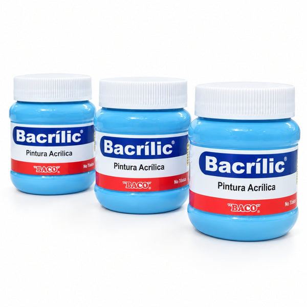 PINTURA BACRILIC 384 BACO AZUL PASTEL 250 ML