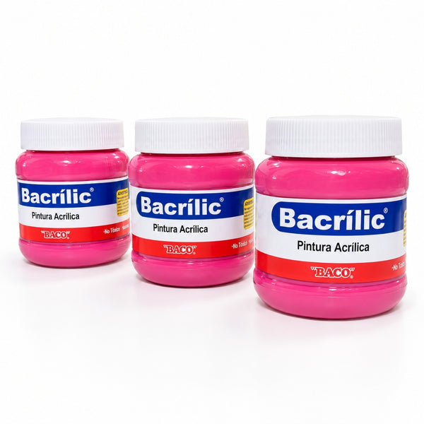 PINTURA BACRILIC 359-A BACO ROSA MEXICANO 250 ML