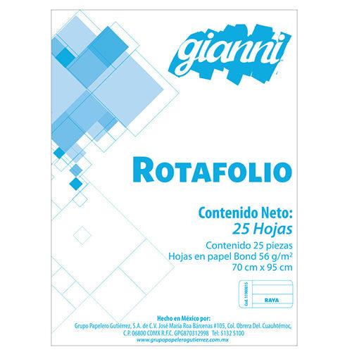 PAPEL ROTAFOLIO GIANNI RAYA