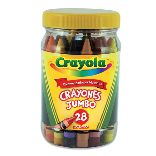 Crayones Crayola Jumbo Surtidos Caja Con 28 Piezas