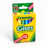 GIS COLORES CRAYOLA COMPRIMIDO C/12 50-1412