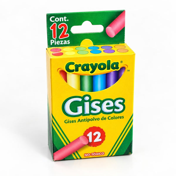 GIS COLORES CRAYOLA COMPRIMIDO C/12 50-1412